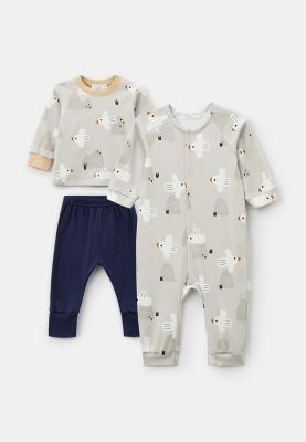 Комплект из слипа, лонгслива и брюк